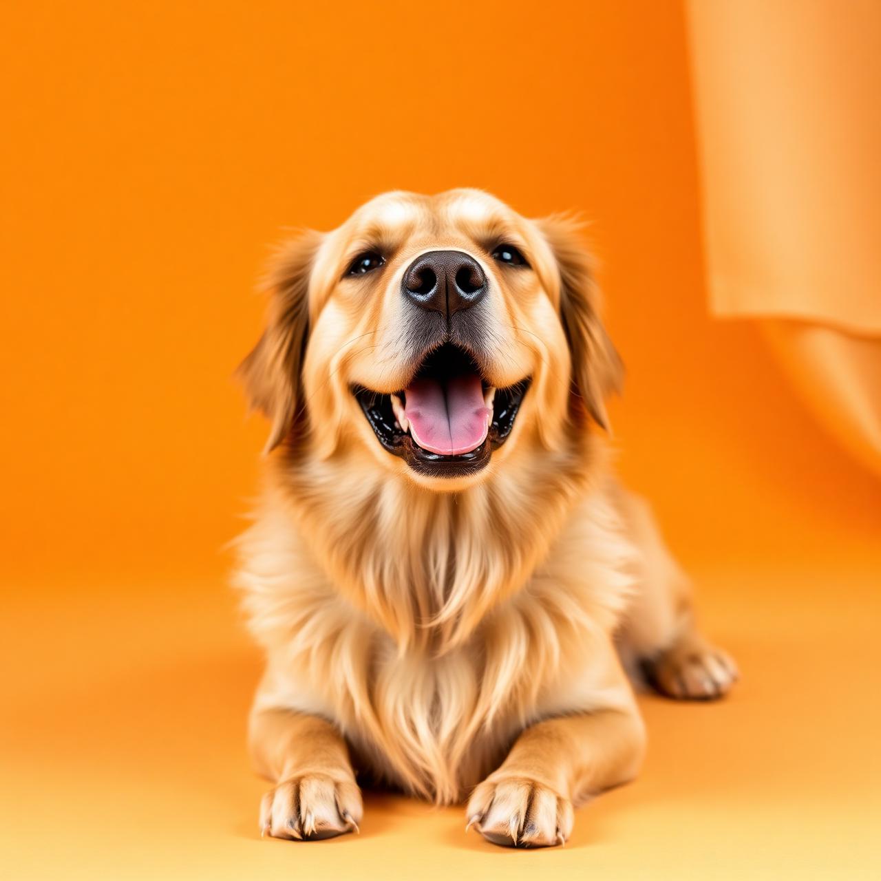 Cachorro feliz e saudável